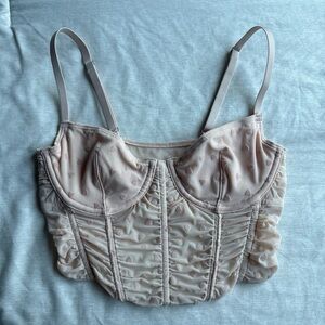 Pacsun Blush Pink Corset Top